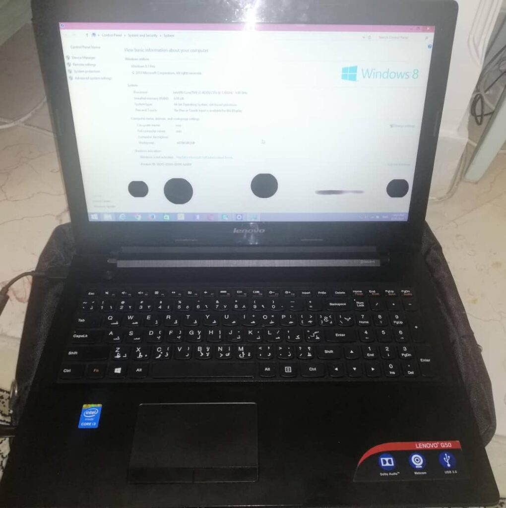لب تاپ لنوو g50